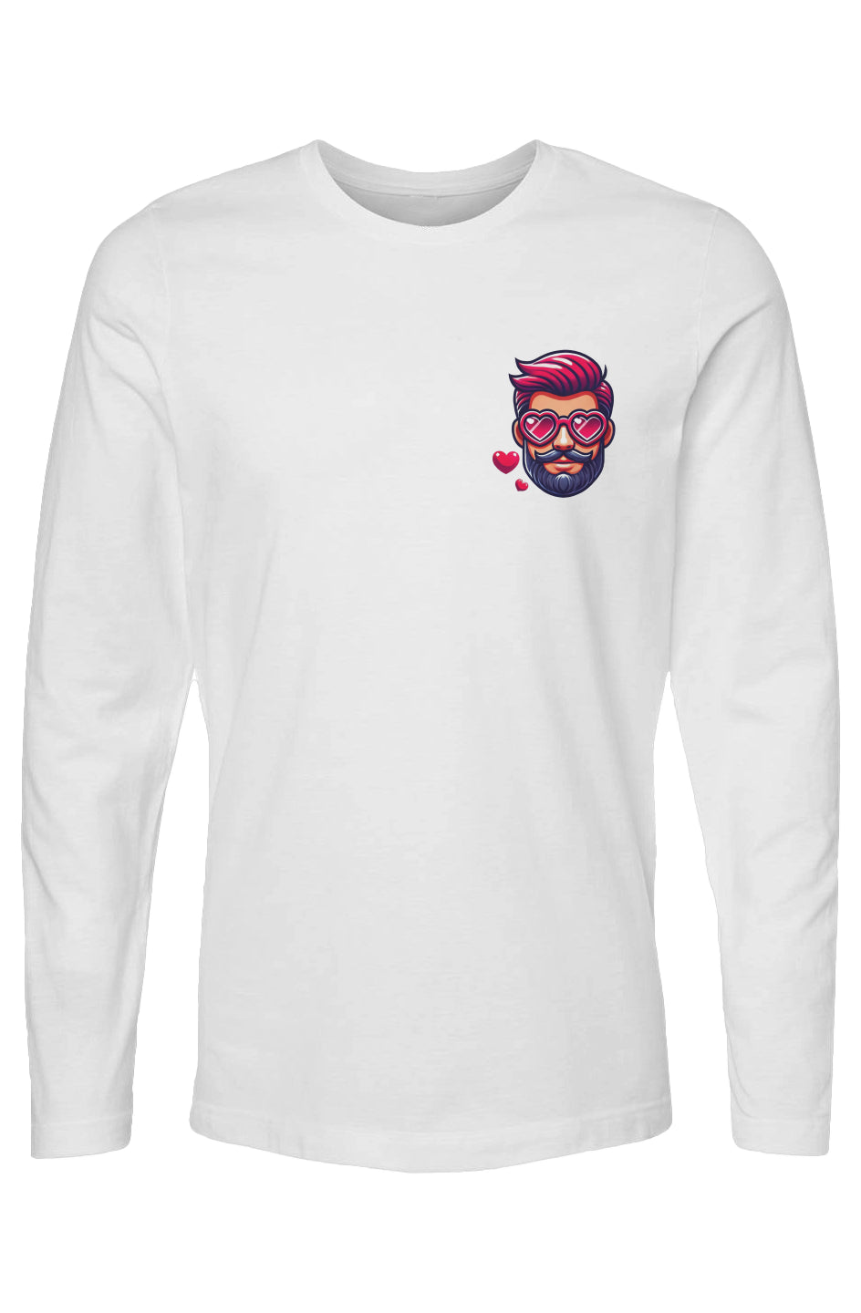 Long Sleeve Valentine's Day Dad Shirt