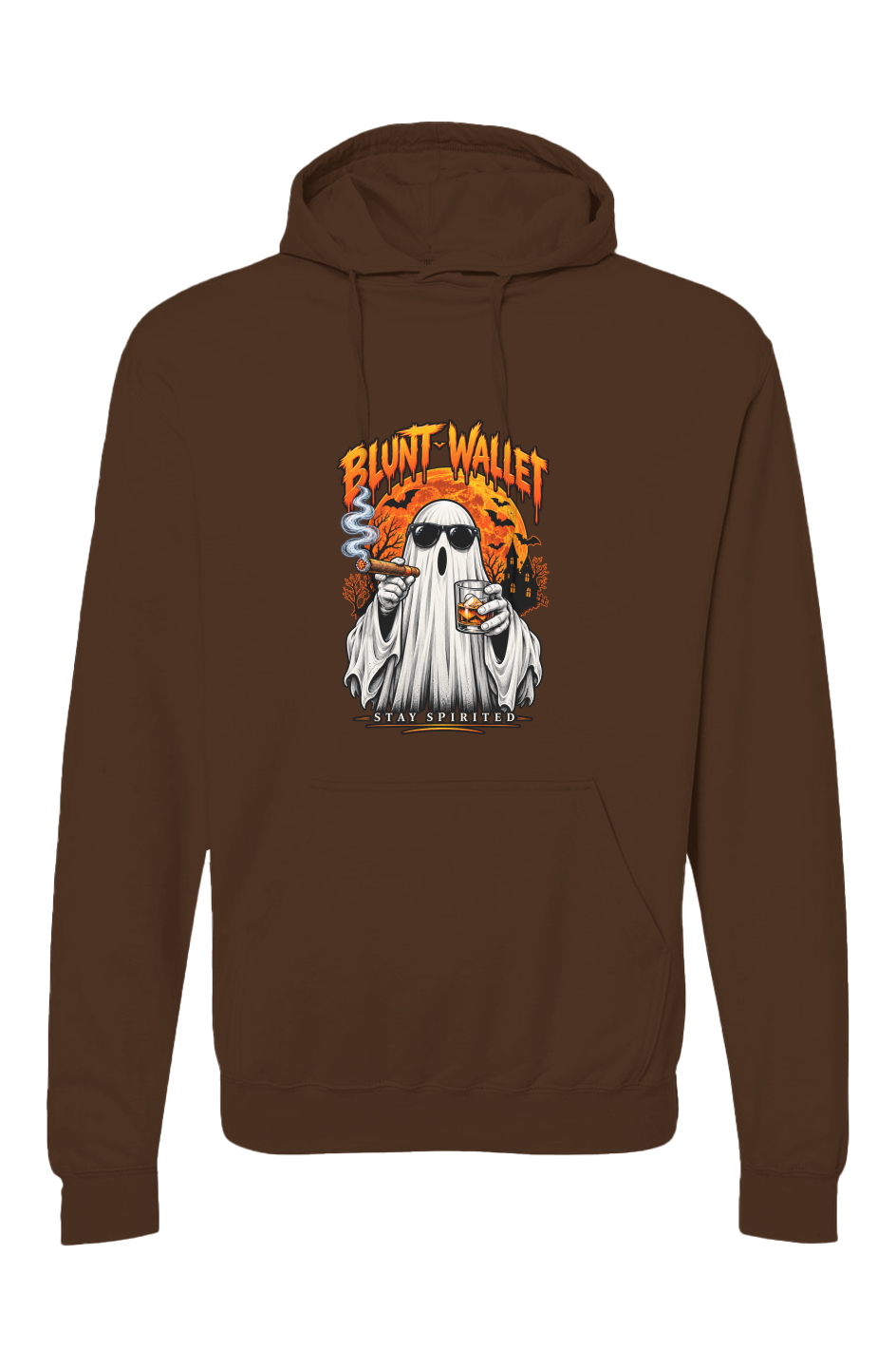 Ghostly Halloween Pullover Hoodie