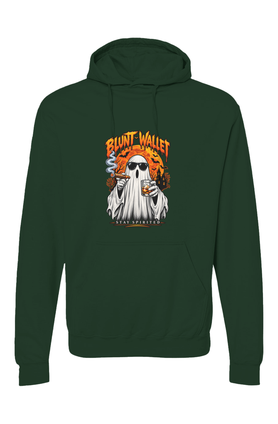 Ghostly Halloween Pullover Hoodie